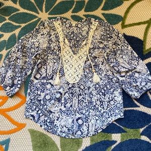 Flowy Boho Peasant Top